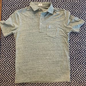 Johnnie-O Polo Shirt Mens Medium Blue/Green